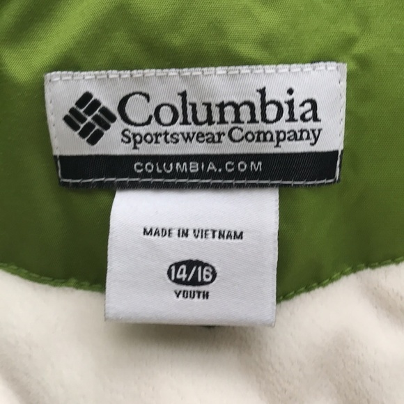 COLUMBIA Sport youth winter zip up jacket size 14/16 girls - Picture 10 of 11